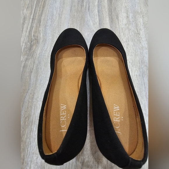 J. Crew Womens Canvas Espadrilles Wedge Heels Shoes Beige Slip On Size 7.5 - Picture 3 of 9